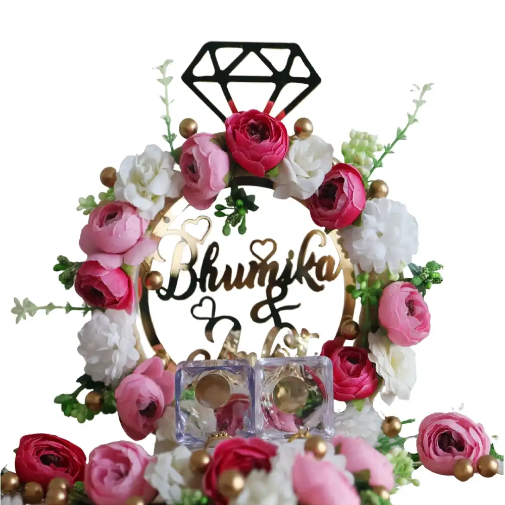 Stylish Floral Ring Platter for Special Occasions